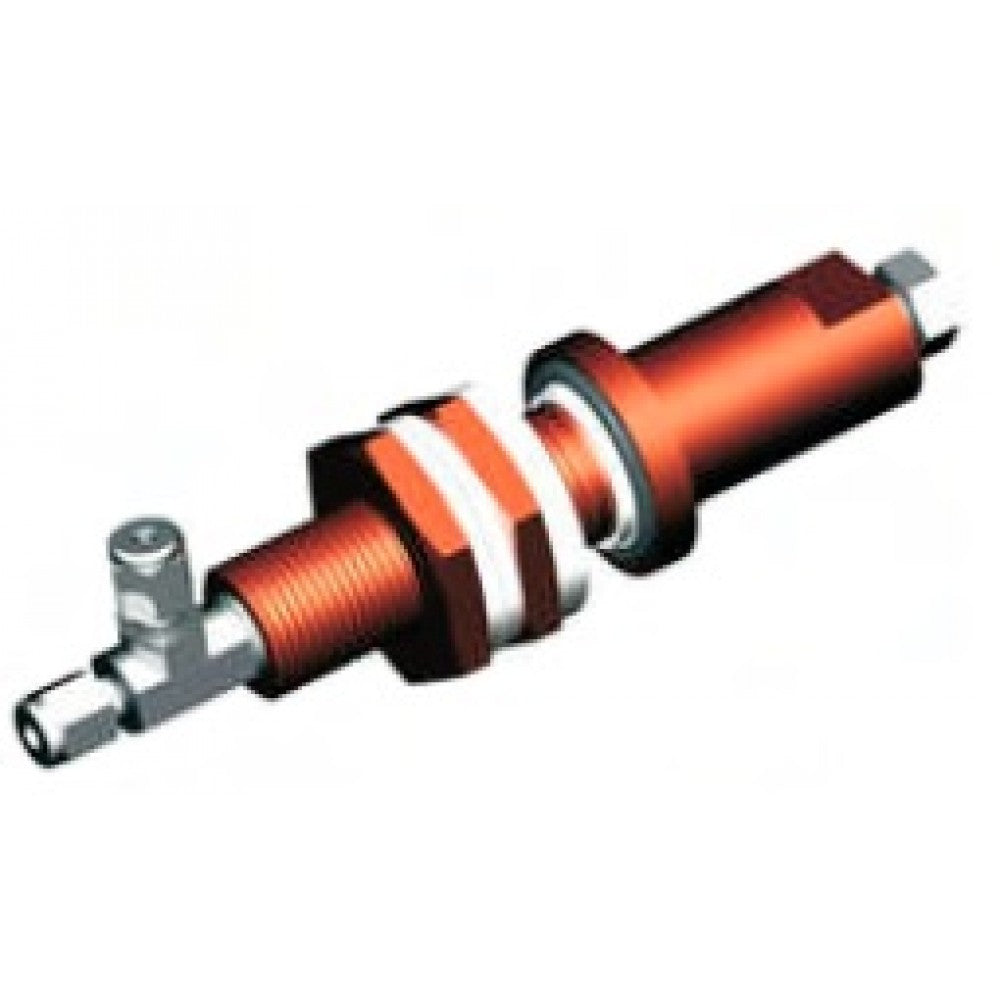 1” BASEPLATE POWER FEEDTHROUGH, 1000 AMPS, 1 COPPER TUBE CONDUCTOR, WATERCOOLED