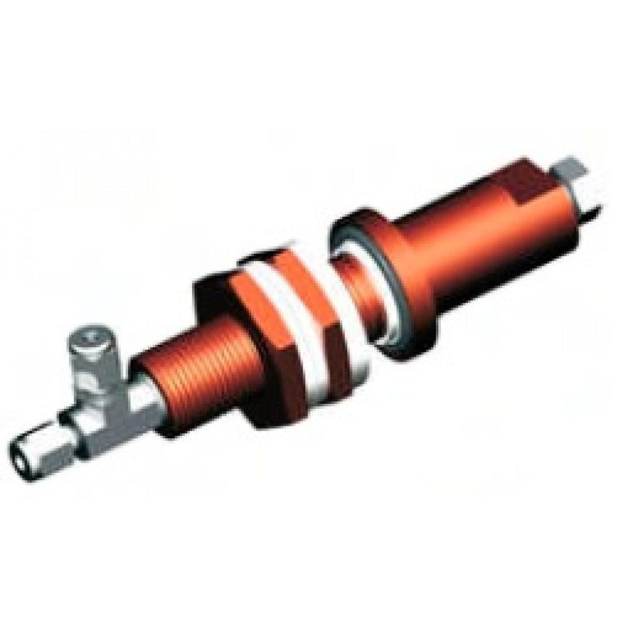 1” BASEPLATE POWER FEEDTHROUGH, 1000 AMPS, 1 COPPER TUBE CONDUCTOR, WATERCOOLED