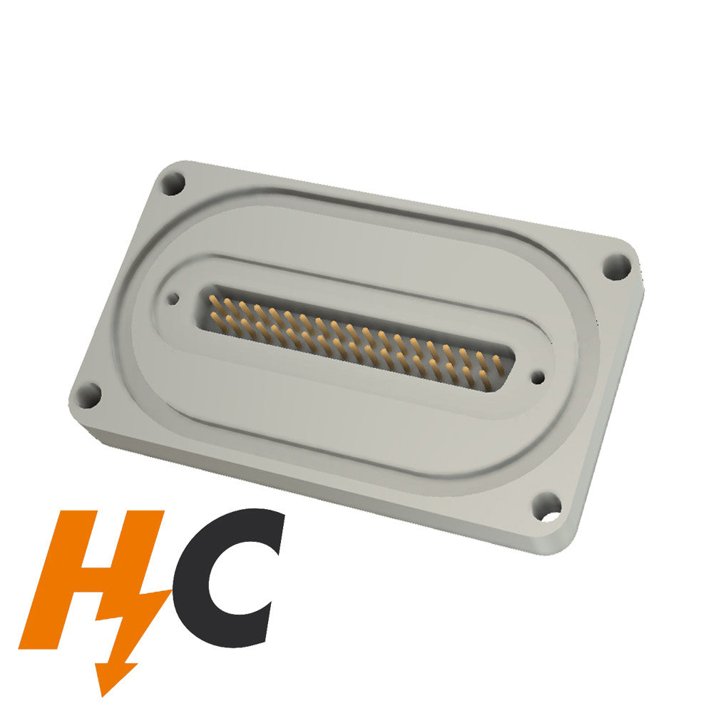 BASE PLATE 37 PIN SUB-D FEEDTHROUGH, HIGH CURRENT VERSION,O-RING SEALED (HIGH VACUUM ONLY)