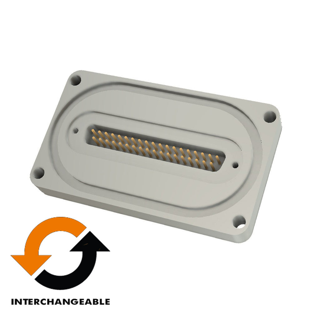 BASE PLATE 37 PIN SUB-D FEEDTHROUGH, O-RING SEALED (HIGH VACUUM ONLY)