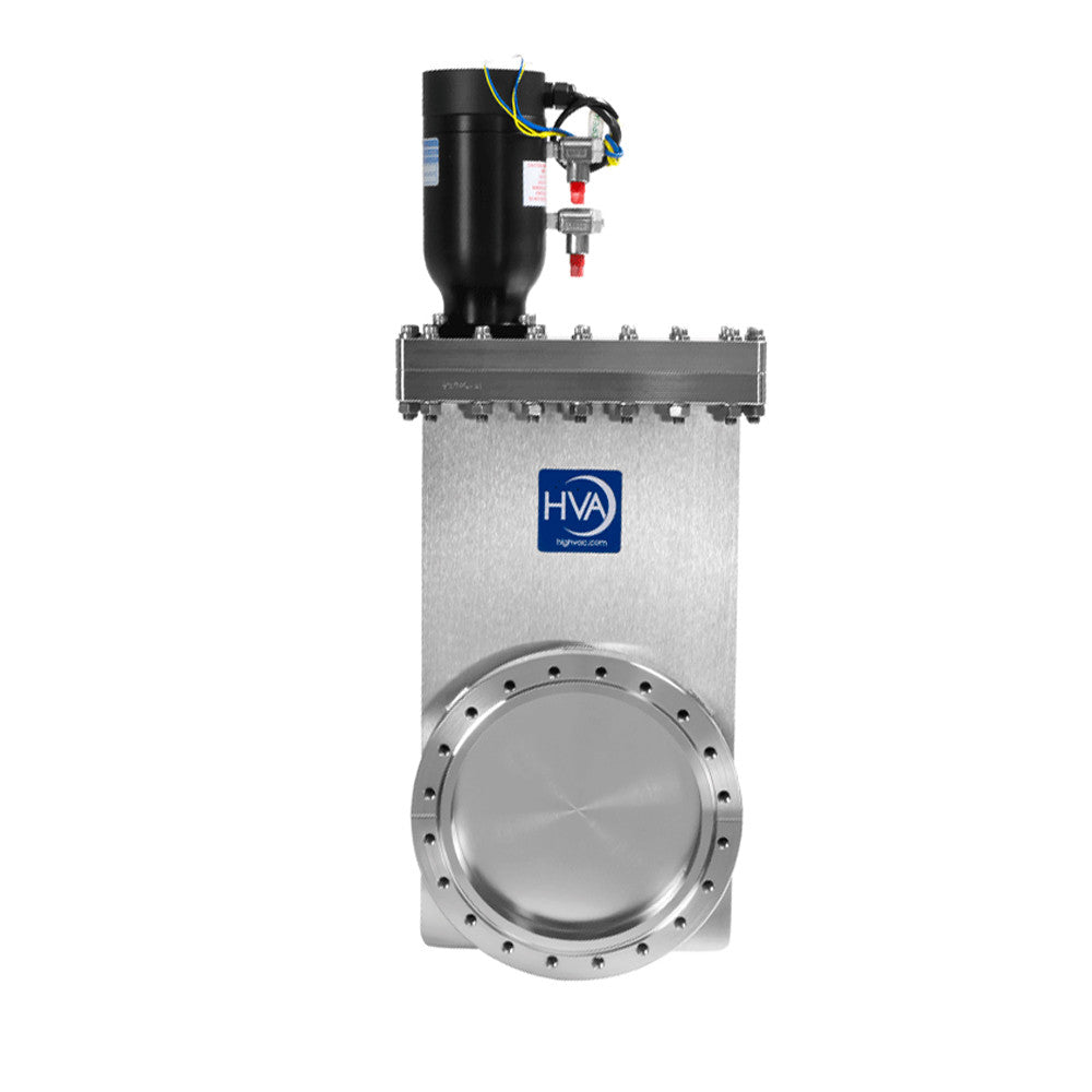 DN160CF HVA UHV Gate Valve, Viton Seal, High Temperature Lubricant, pneumatic operation