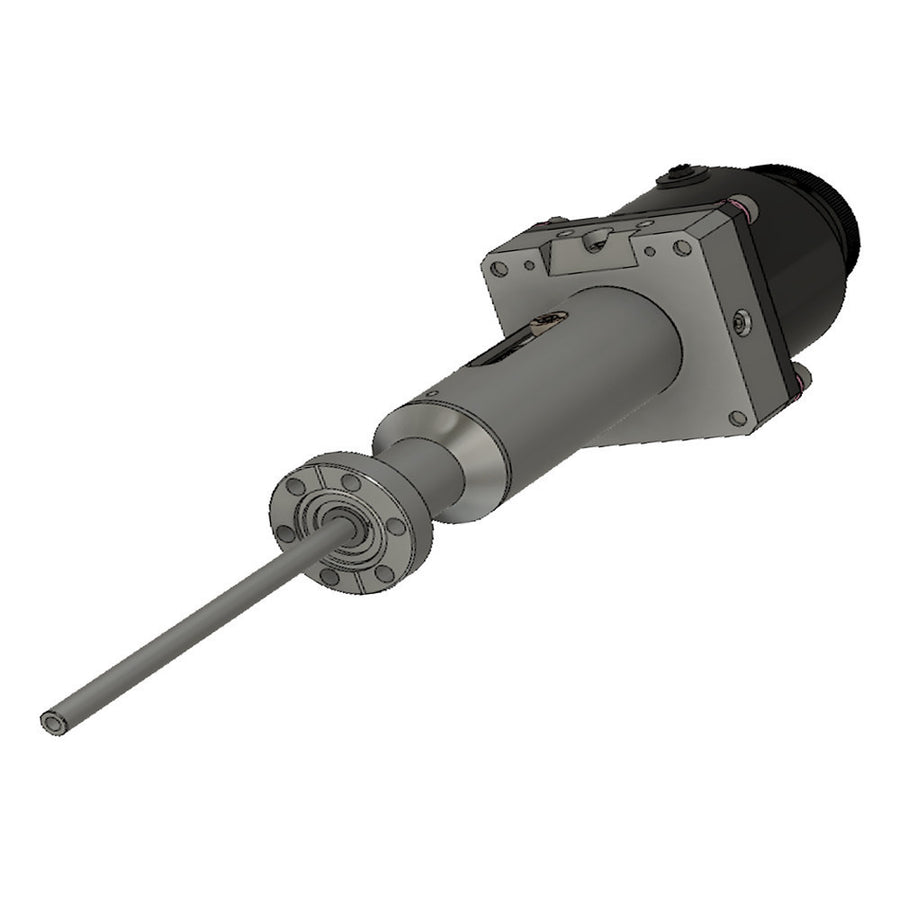 DN16CF LINEAR DRIVE WITH 100mm TRAVEL WITH STEPPER MOTOR. EDGE WELDED BELLOWS SEALED