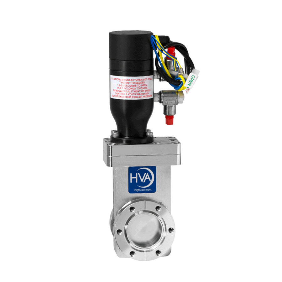 DN40CF HVA UHV Gate Valve, Viton Seal, High Temperature Lubricant, pneumatic operation