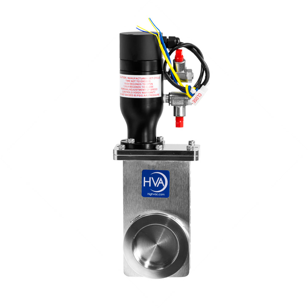 DN50KF HVA High Vacuum Gate Valve, pneumatic operation