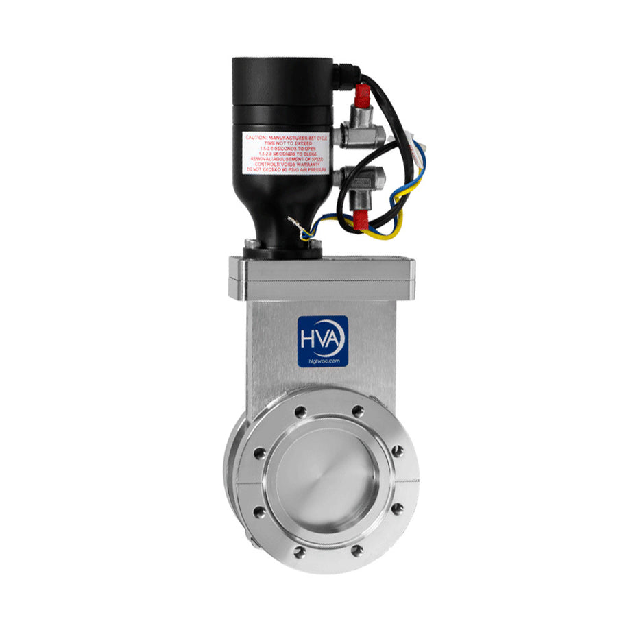 DN63CF HVA UHV Gate Valve, Viton Seal, High Temperature Lubricant, pneumatic operation