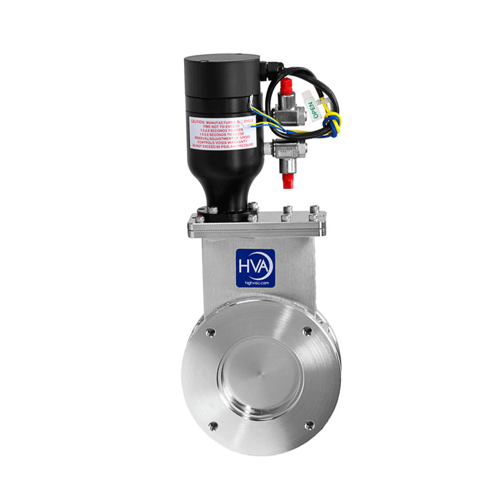 DN63ISO-F HVA High Vacuum Gate Valve , pneumatic operation