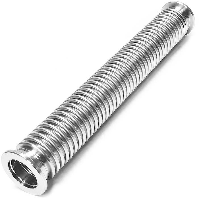 KF16 NW Thick Wall Stainless Steel Bellows Flexible Hose - Nano Vacuum