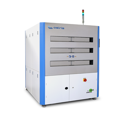 UNIXX H1403
(40x40 inch) Stand-alone hotplate system with 3 hotplate modules up to 1.000 x 1.000mm substrates.