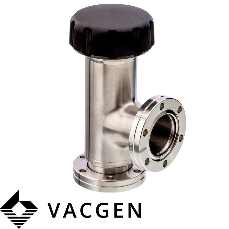 Valve All Metal Manual Right Angle - Rotatable DN40CF 316L