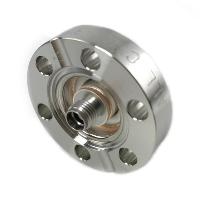 DN16CF SMA FEEDTHROUGH, 50 OHM, DOUBLE SIDED, FLOATING SHIELD, 1000V DC, 3A MAX, 6.5 GHz