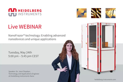 2ND Webinar on NanoFrazor® technology: Enabling advanced nanodevices and unique applications