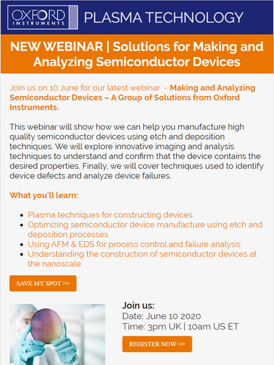 Webinar-Solutions for Making and Analyzing Semiconductor Devices