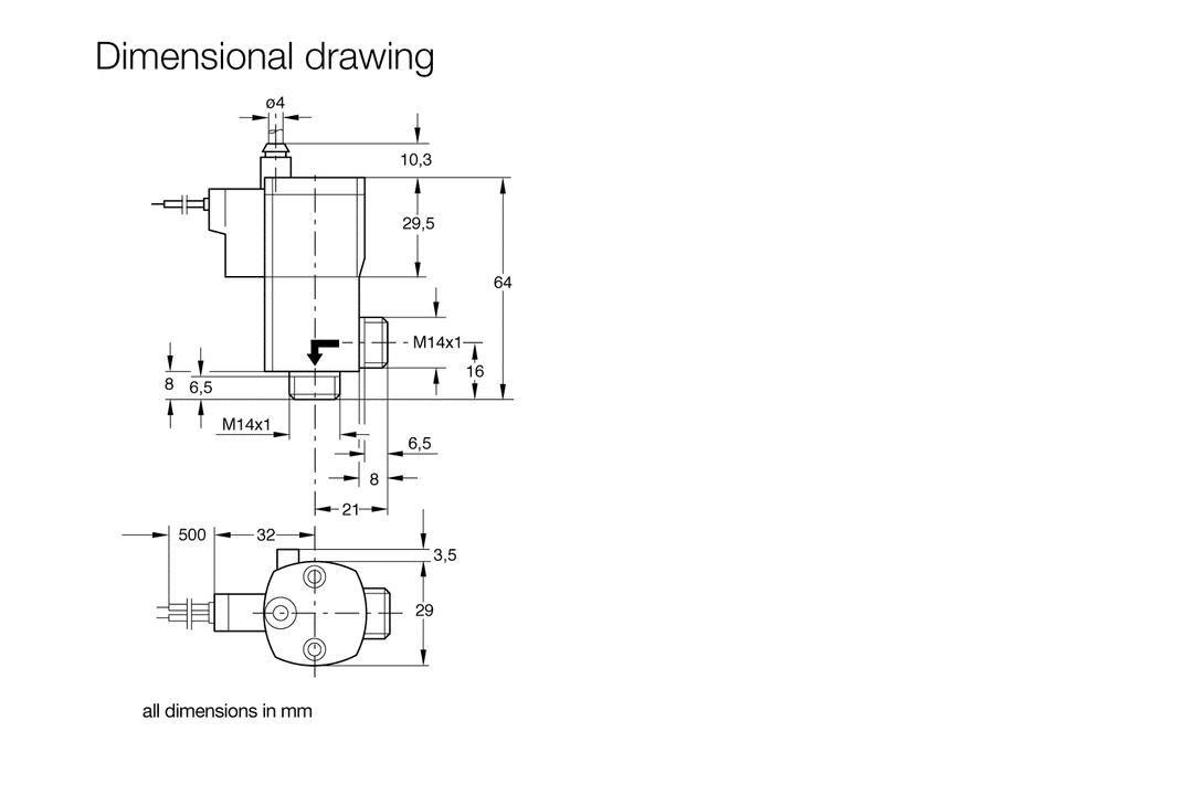 micro Right angle valve