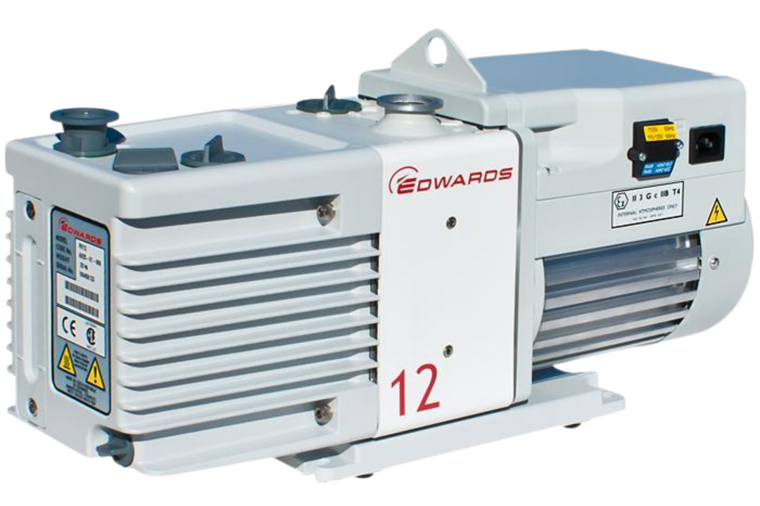 Edwards RV12 Rotary Vane Vacuum Pump (1ph Motor 115/230V, 50/60Hz)