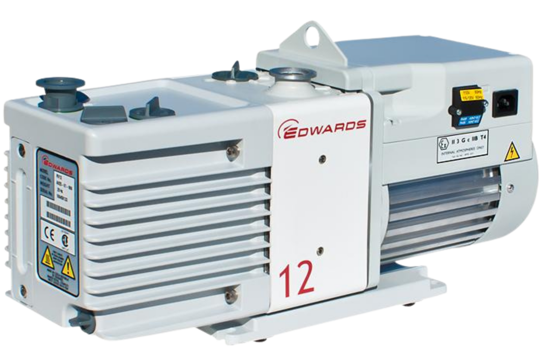 Edwards Rv12 Edwards RV12 Rotary Vane Vacuum Pump (1ph Motor 115/230V, 50/60Hz ...
