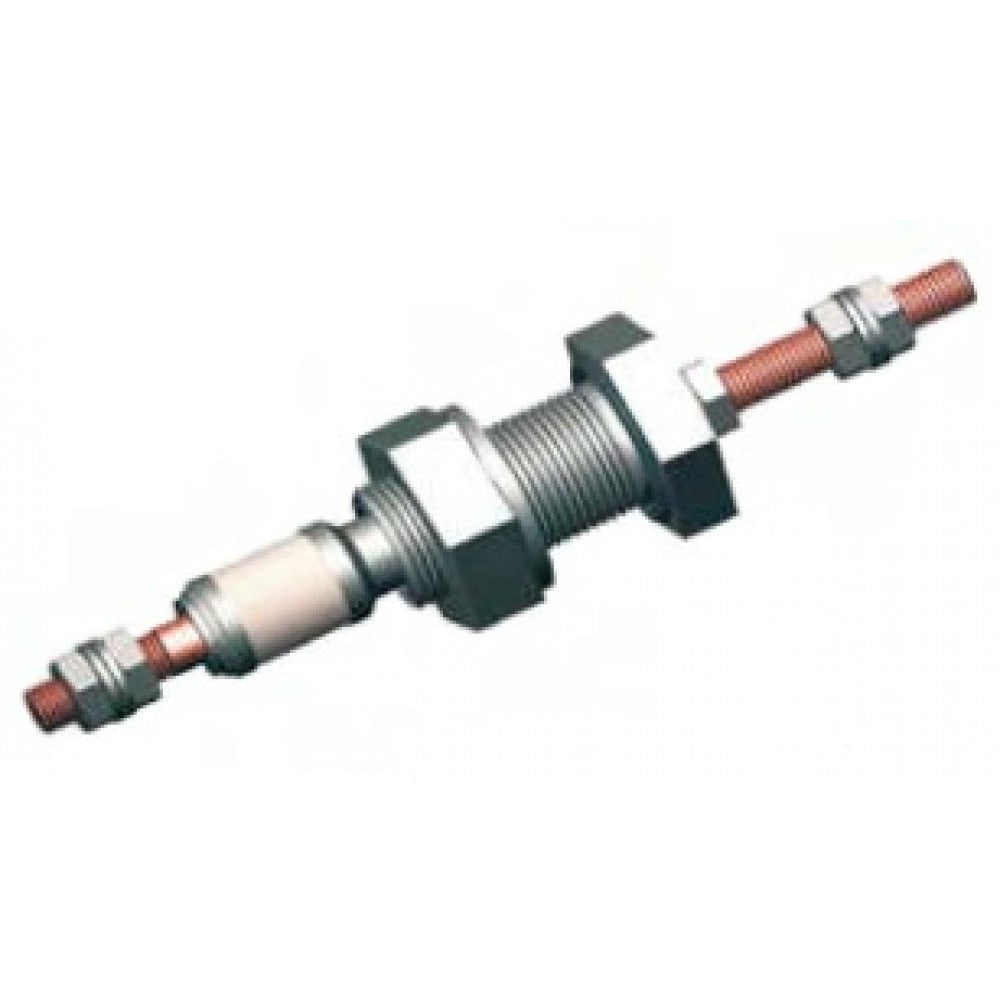 1” BASEPLATE POWER FEEDTHROUGH, COPPER, 1 PIN, 8KV DC, 800A, PIN ⌀ 19.05mm