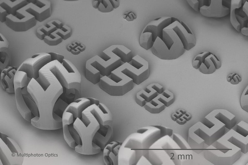 3D structures for diverse applications such as optics, mechanics, and life science can be fabricated at high speed.