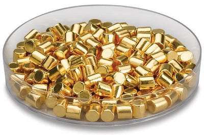 Gold Pellets [Au] 3mm x 3mm, 99.995%, Per Gram - Nano Vacuum
