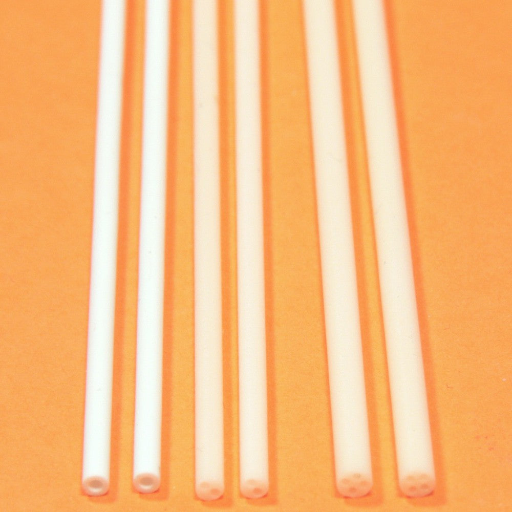 CERAMIC TUBE 2mm O.D., 1 HOLE 1.0mm ID, LENGTH 300mm