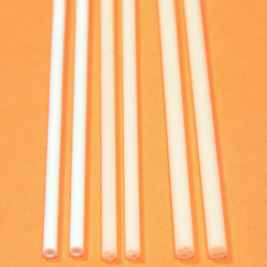 CERAMIC TUBE 2mm O.D., 1 HOLE 1.0mm ID, LENGTH 300mm