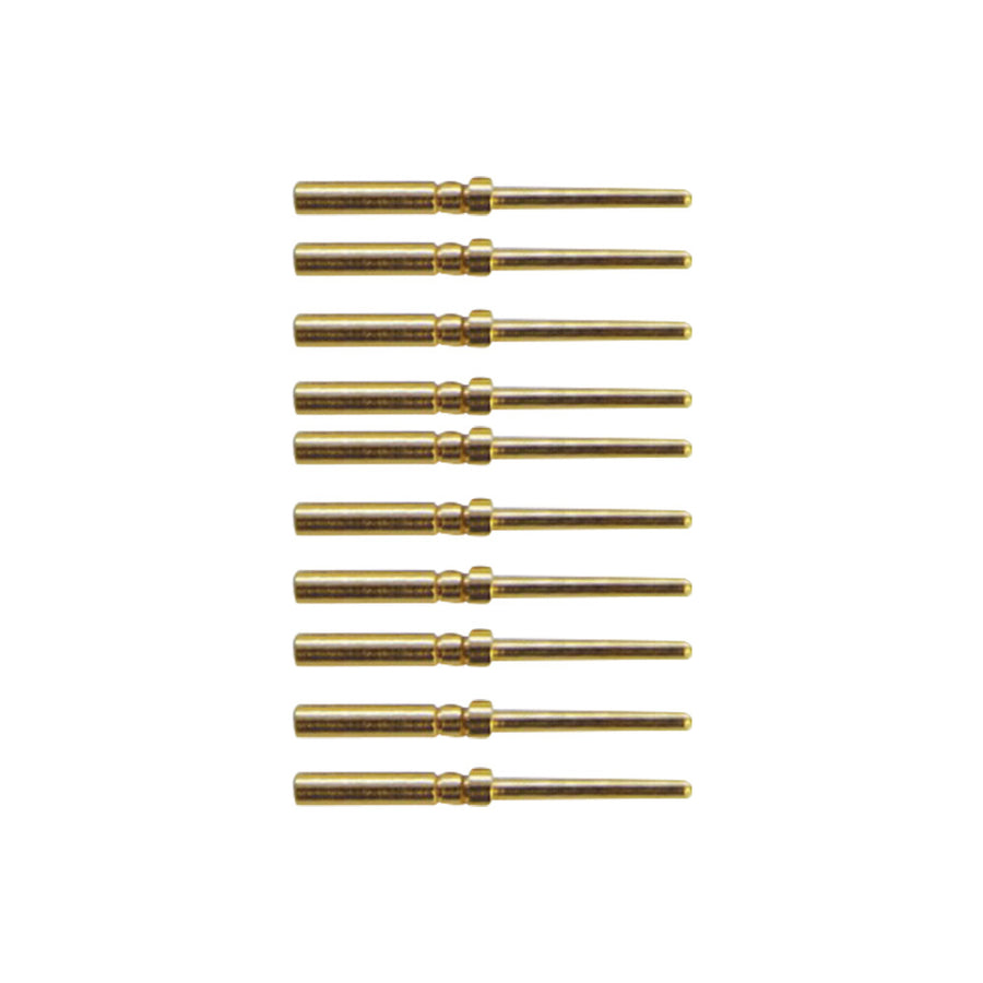CRIMP PINS FOR SUB-D PLUGS, MALE, HIGH DENSITY, PACK OF 10