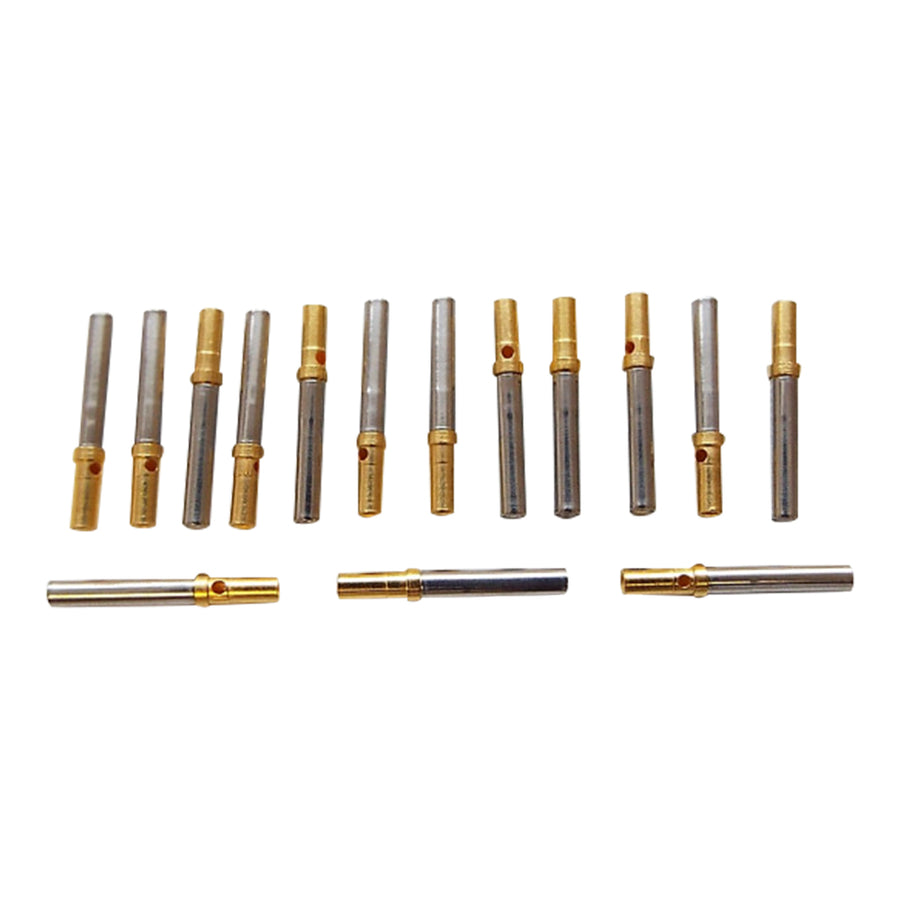 CRIMP PINS FOR SUB-D SOCKETS, HV/UHV, HIGH CURRENT, PACK OF 15