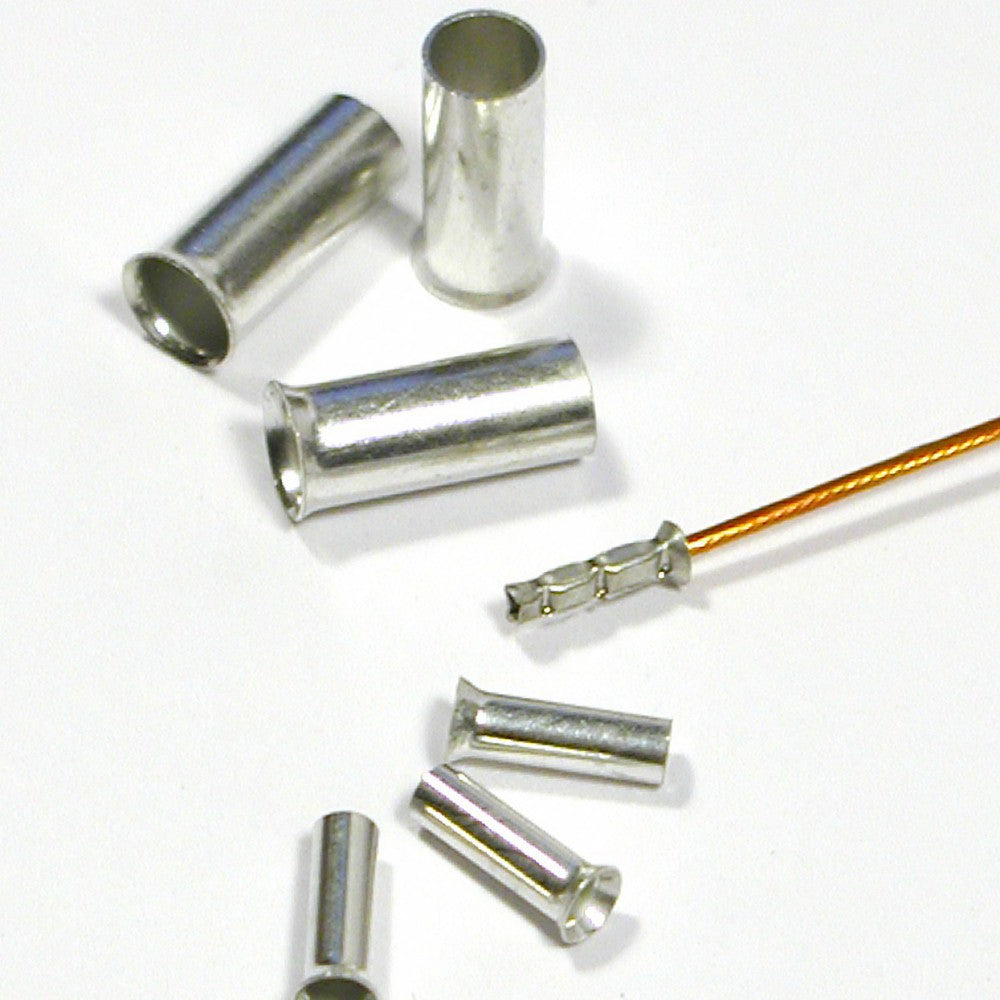 CRIMP TUBE, TIN PLATED COPPER, 2.8mm ID, LENGTH 9mm, PACK of 10
