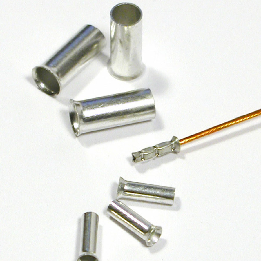 CRIMP TUBE, TIN PLATED COPPER, 2.8mm ID, LENGTH 9mm, PACK of 10