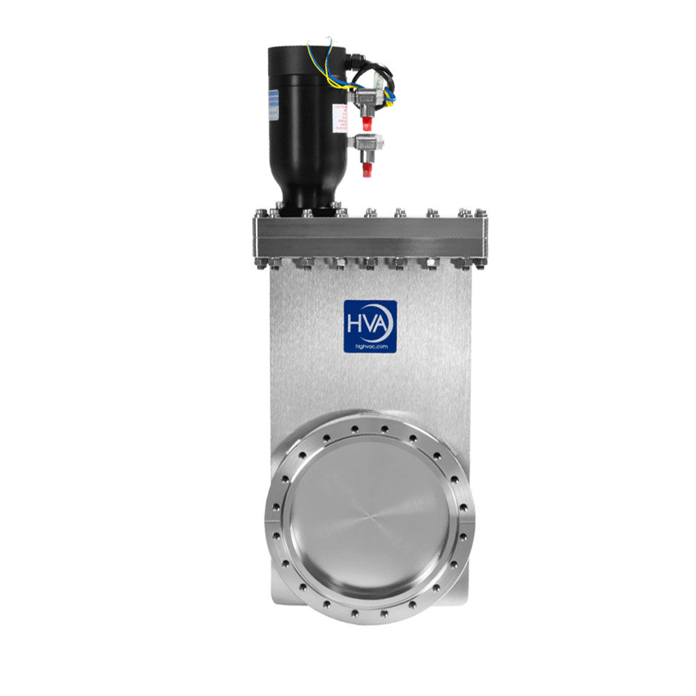 DN100CF HVA UHV Gate Valve, Viton Seal, High Temperature Lubricant, pneumatic operation