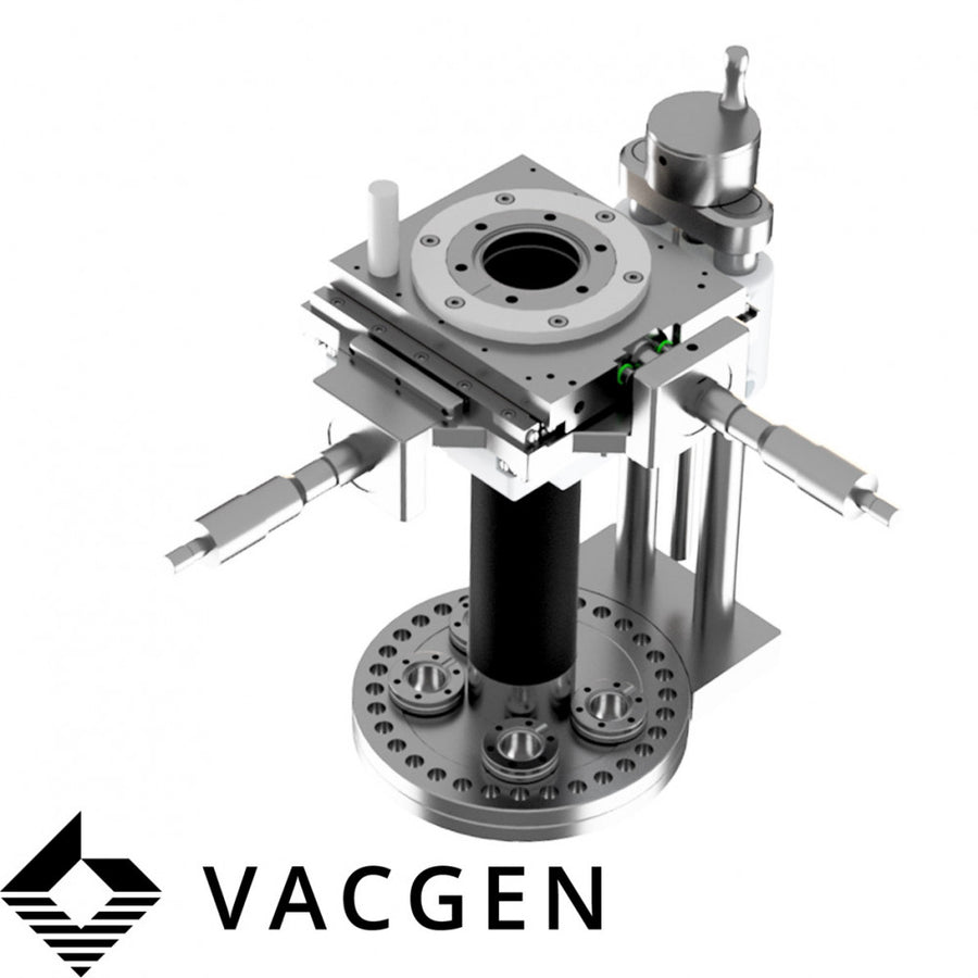 DN100CF XYZ MANIPULATOR WITH 4 x DN16CF PORTS, 50mm Z TRAVEL