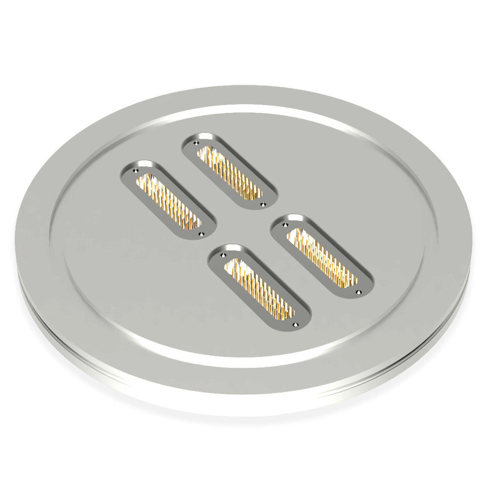 DN160ISO-K FLANGE, 4 x SUB-D 25-WAY FEEDTHROUGHS