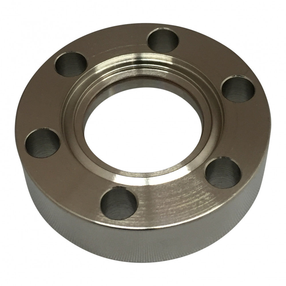 DN16CF FUSED SILICA VIEWPORT UV GRADE, 0.2 to 2μ, NO COATING