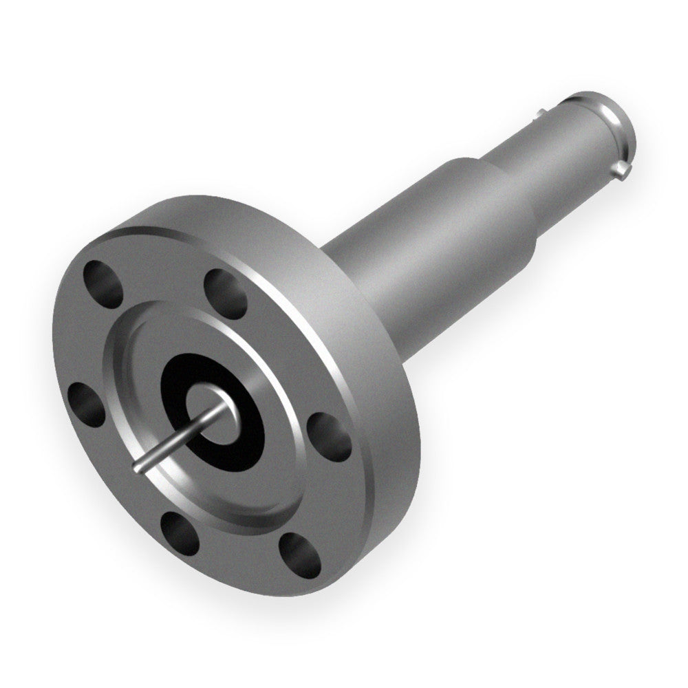 DN16CF SHV 10KV COAXIAL FEEDTHROUGH, RECESSED TYPE, AIR SIDE CONNECTOR