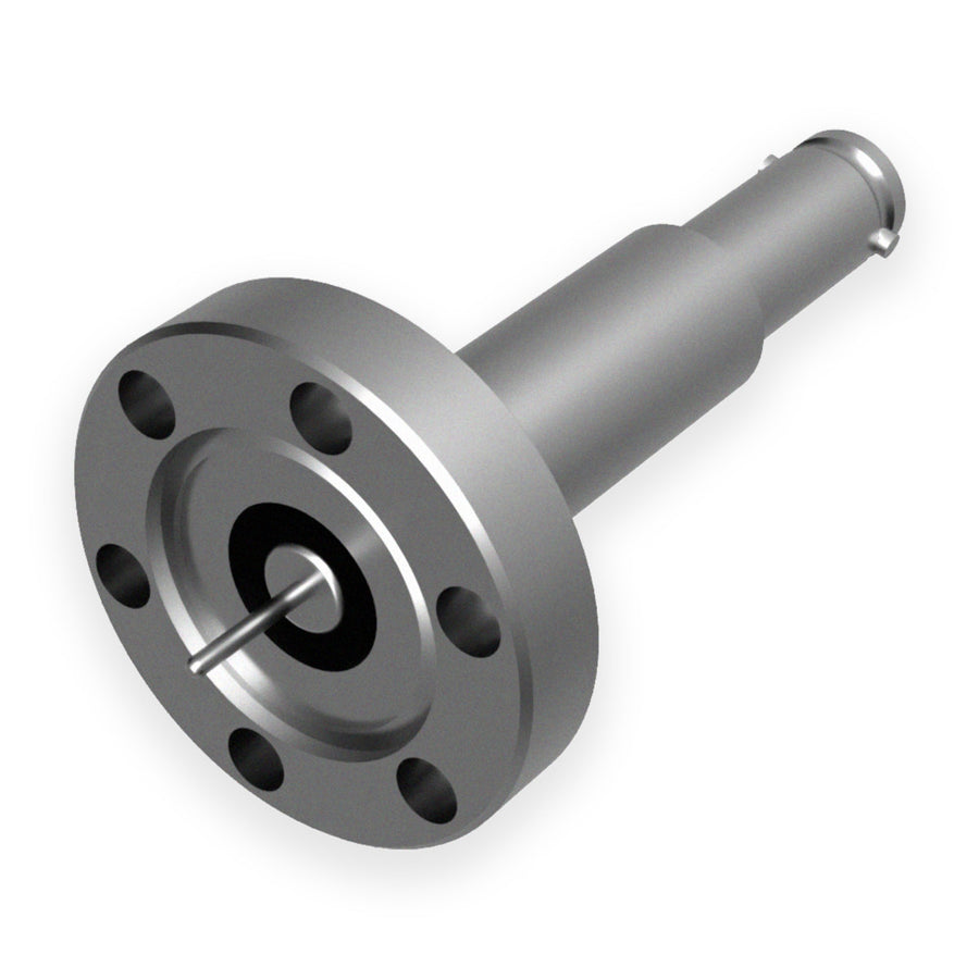 DN16CF SHV 10KV COAXIAL FEEDTHROUGH, RECESSED TYPE, AIR SIDE CONNECTOR