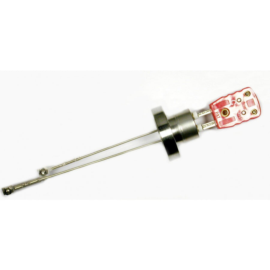 DN16CF THERMOCOUPLE FEEDTHROUGH, TYPE C, 1 PAIR, AIR & VACUUM-SIDE CONNECTORS
