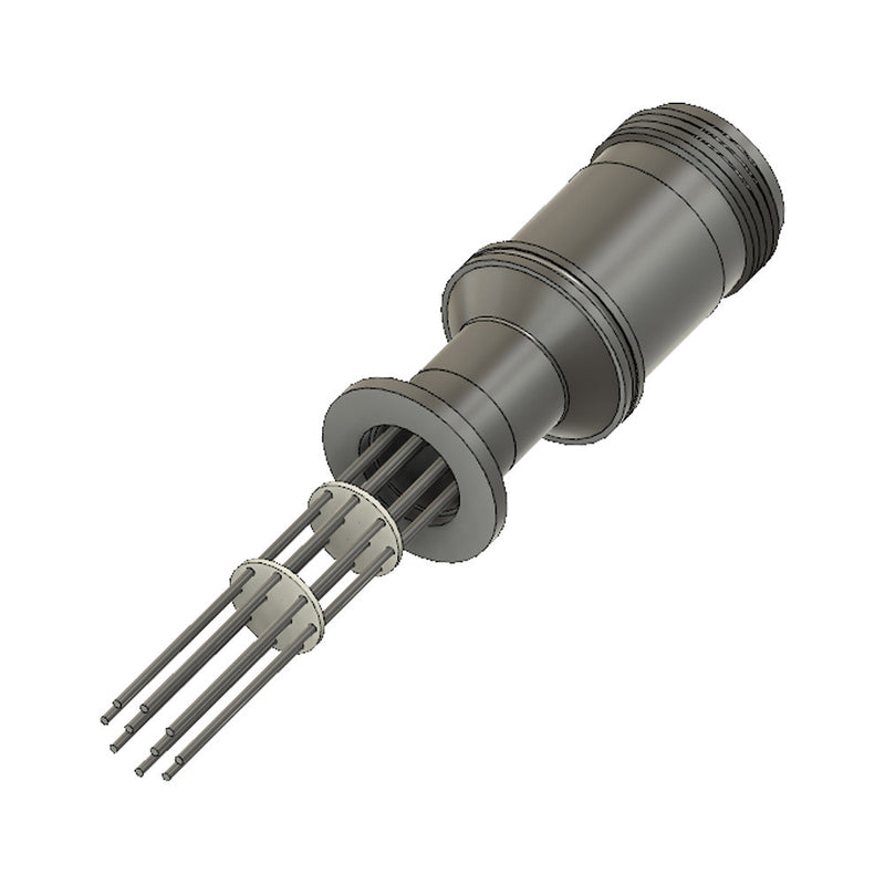 DN16KF MULTIPIN FEEDTHROUGH, 10 PINS, 700V, AIR SIDE MS CONNECTOR ...