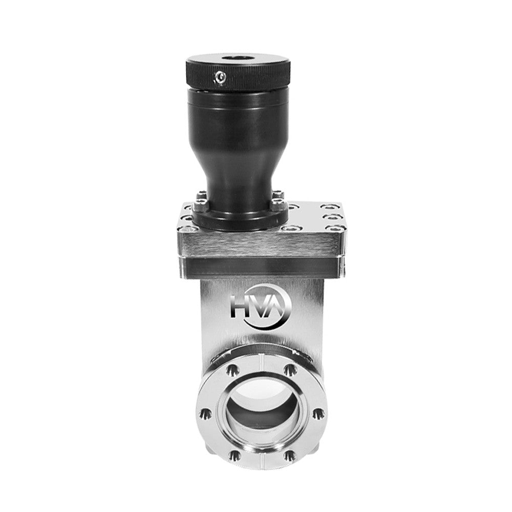 DN40CF HVA UHV Gate Valve, Viton Seal, High Temperature Lubricant, manual operation