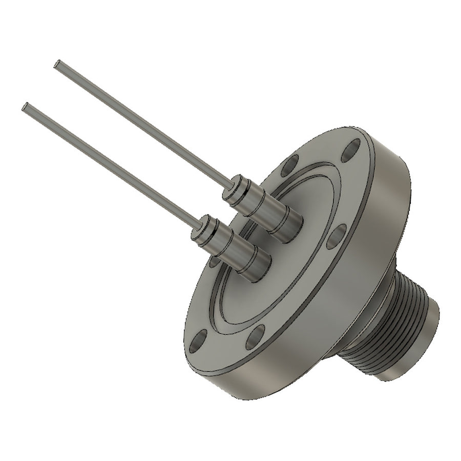 DN40CF MULTIPIN FEEDTHROUGH, 2 PINS, Cu CONDUCTORS, 700V, AIR SIDE MS CONNECTOR