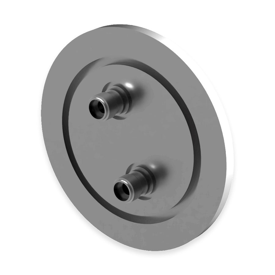 DN40KF 2x FIBRE OPTIC PC FEEDTHROUGHS, HIGH VACUUM, O RING VACUUM SEAL