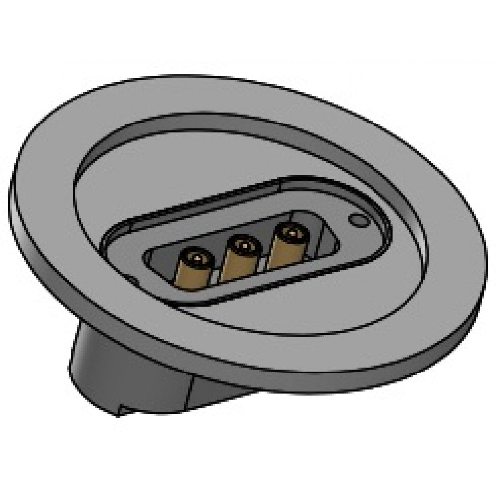 DN40KF COAX SUB-D FEEDTHROUGH WITH 3 x COAXIAL PINS, FLOATING SHIELD