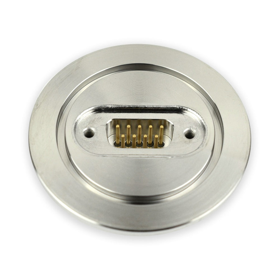 DN40KF FLANGE, SUB-D 9-WAY FEEDTHROUGH
