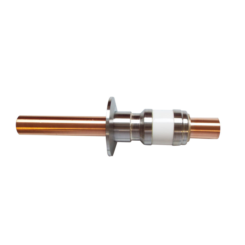 DN40KF POWER FEEDTHROUGH, COPPER CONDUCTOR, 1 PIN, 8KV DC, 800A, PIN ⌀ 19.05mm