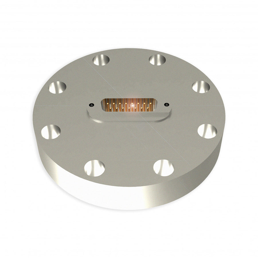 DN50CF FLANGE, SUB-D 15-WAY FEEDTHROUGH, UHV