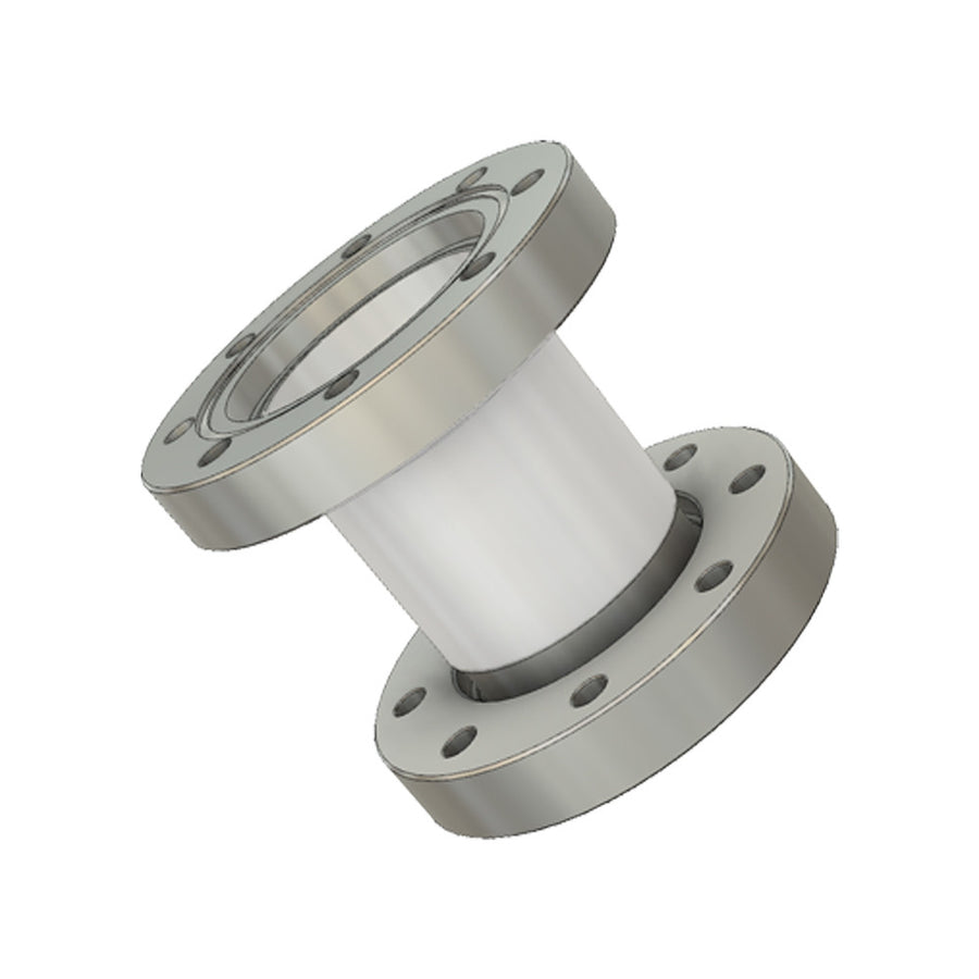 DN63CF CERAMIC BREAK, 30KV ISOLATION, 50.8mm (2") ID, OVERALL LENGTH 101.6mm (4”) LONG