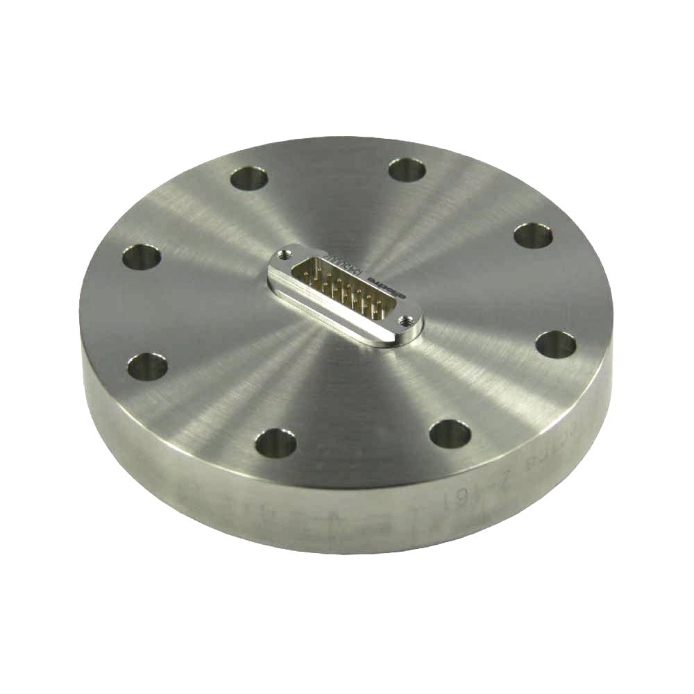 DN63CF FLANGE, SUB-D 15-WAY FEEDTHROUGH, UHV