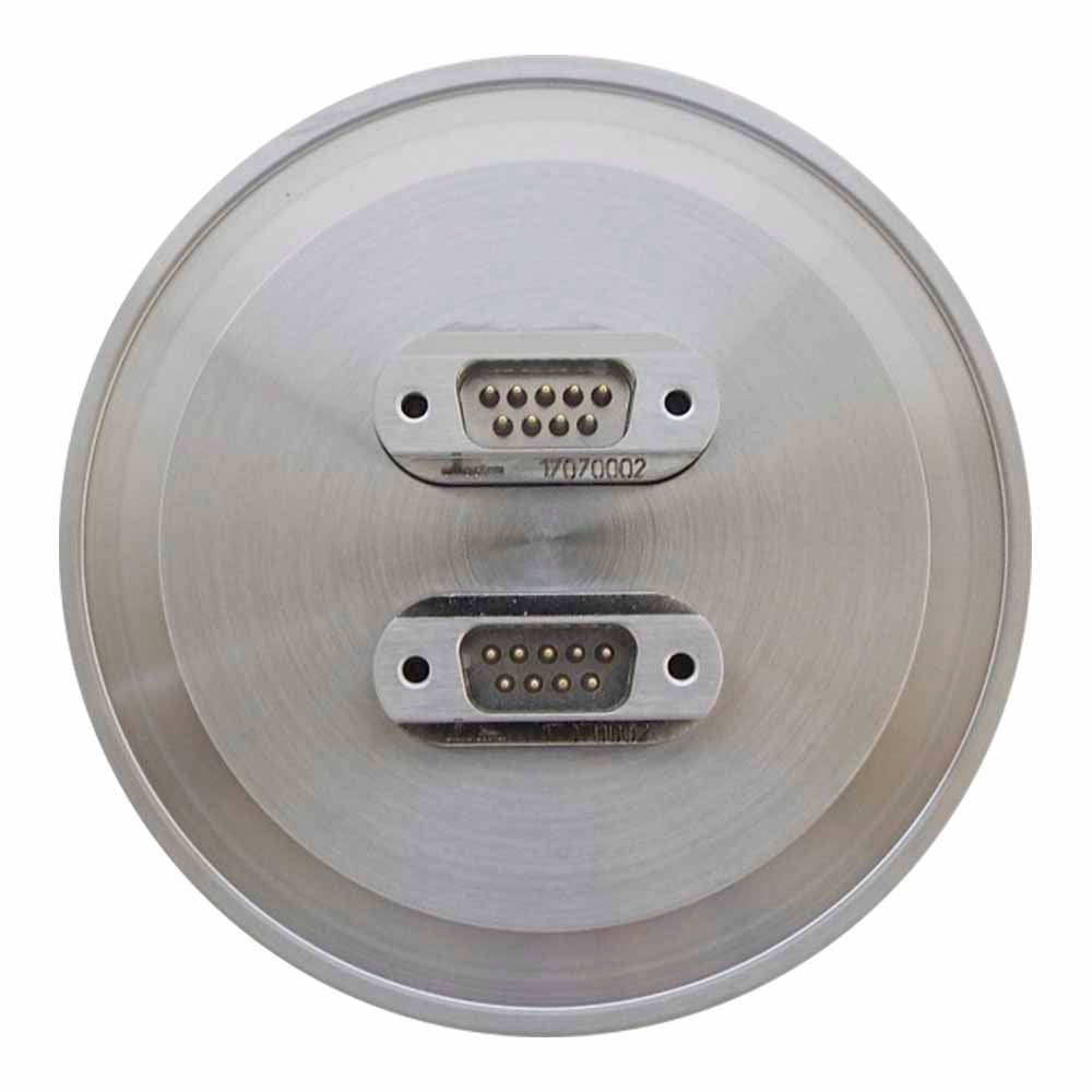 DN63ISO-K FLANGE, 2 x SUB-D 9-WAY FEEDTHROUGHS