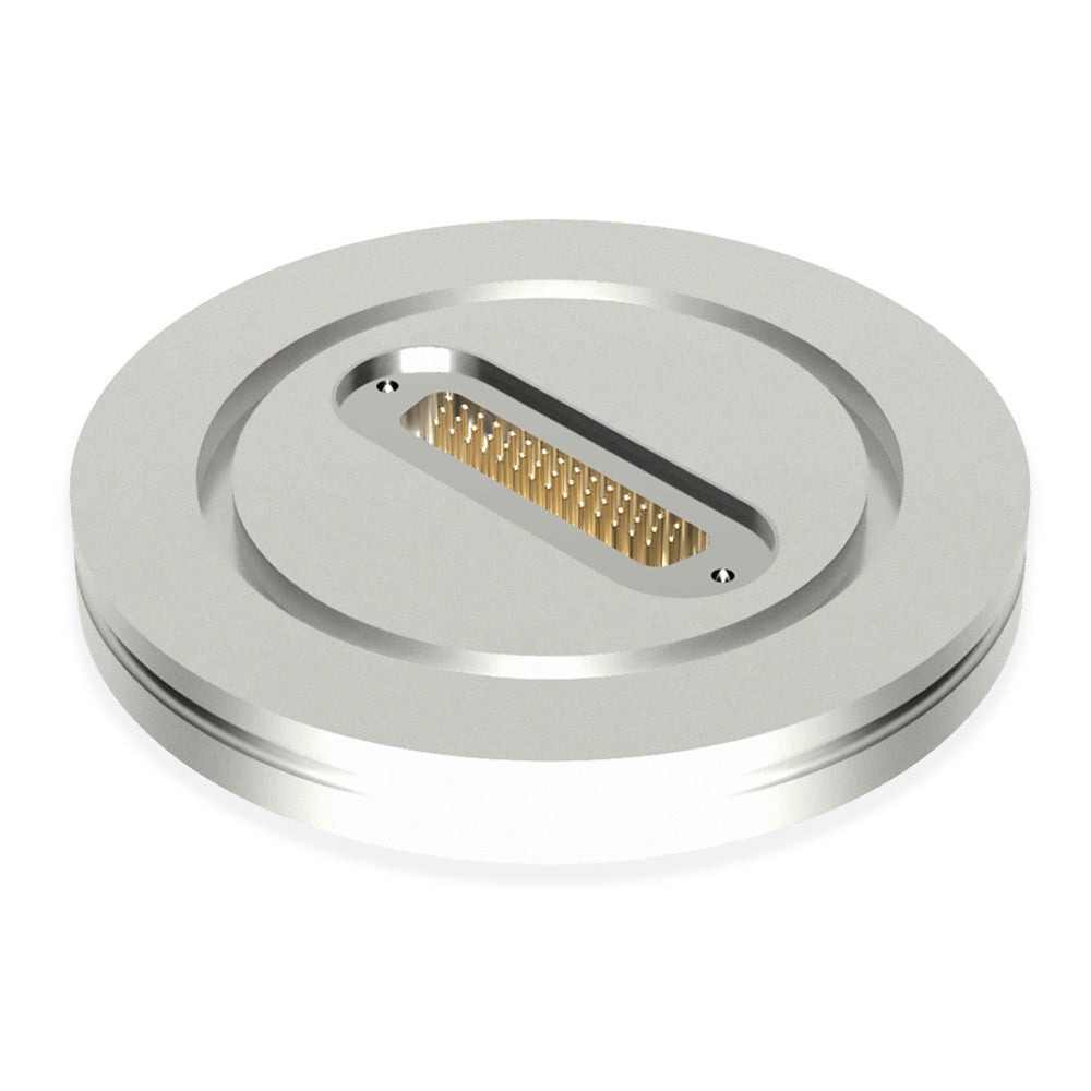 DN63ISO-K FLANGE, SUB-D 44-WAY HIGH DENSITY FEEDTHROUGH