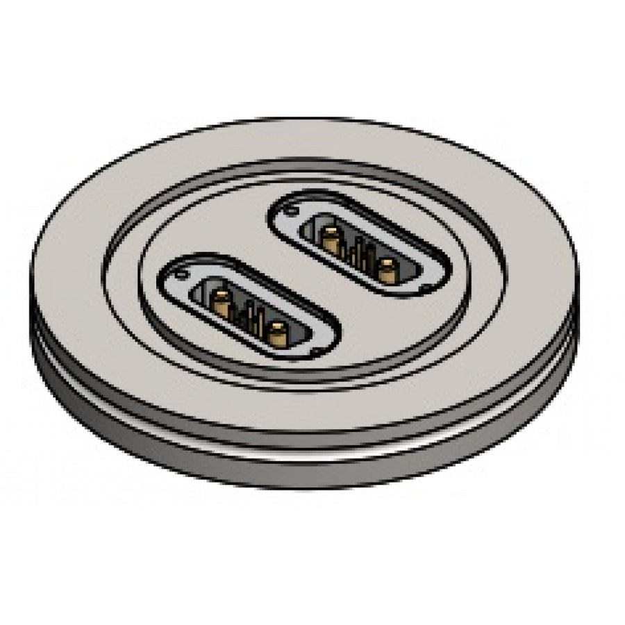 DN63ISO-K MIXED PIN SUB-D, 4 x POWER PINS AND 10 x STANDARD SIGNAL PINS
