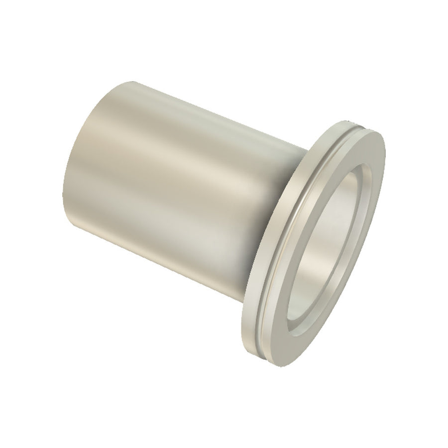 DN63 ISO-K Flange with Tube, Stainless Steel,100mm long
