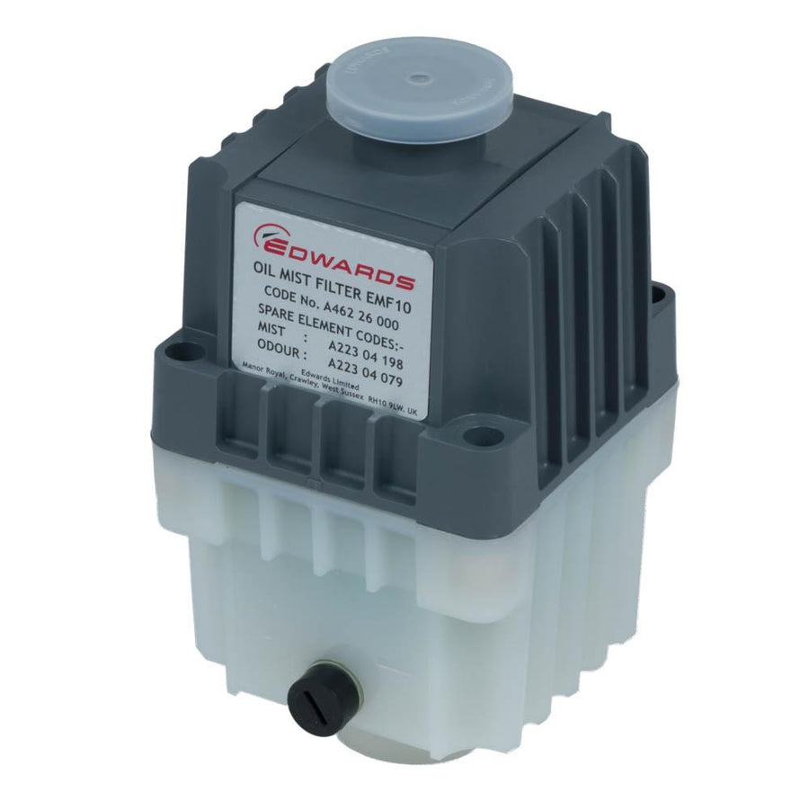Edwards EMF10 Oil Mist Filter For RV3, RV5, RV8, RV12 Vacuum Pumps - Nano Vacuum Australia & New Zealand
